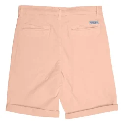 DEELUXE 74 Bermuda couleur unie avec corde avec ourlets Homme SAUMON Discount