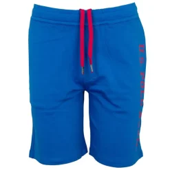 US POLO Bermuda de sport coton grand logo Homme BLEU ROI Sale