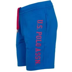 US POLO Bermuda de sport coton grand logo Homme BLEU ROI Sale