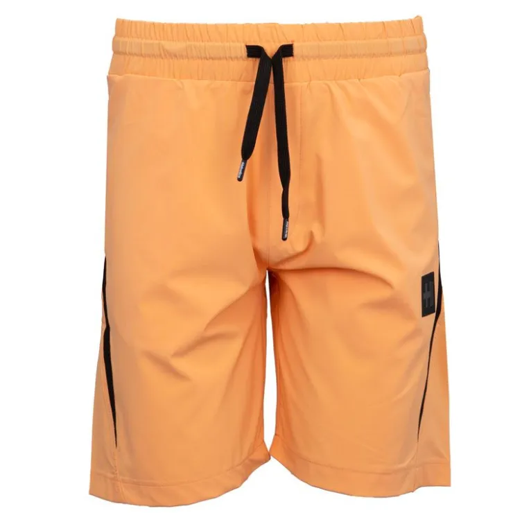 HELVETICA Bermuda de sport Traveler bandes noires Homme ORANGE CLAIR Clearance