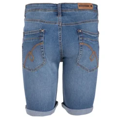 BLAGGIO Bermuda denim vasto délavé Homme BLEU Outlet