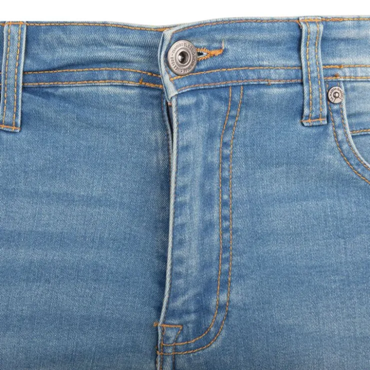 BLAGGIO Bermuda denim vasto bleu délavé Homme BLEU CLAIR New