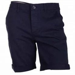 JACK & JONES Bermuda droit coton stretch Homme BLEU FONCE Clearance