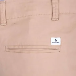 JACK & JONES Bermuda droit coton stretch Homme BEIGE Sale