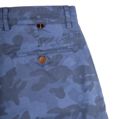 APPARTINENZA Bermuda en coton bio motif camouflage Homme BLEU Sale