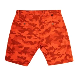 APPARTINENZA Bermuda en coton bio motif camouflage Homme ORANGE Online
