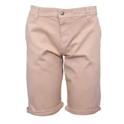 BILL TORNADE Bermuda en coton chino avec revers Homme BEIGE Best