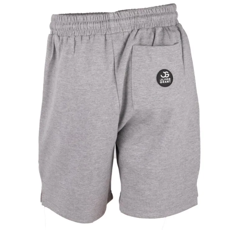 OLIVER GRANT Bermuda en coton jogging asrael Homme GRIS CLAIR