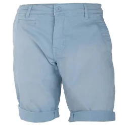 PANAME BROTHERS Bermuda en toile élastiqué Homme BLEU CLAIR