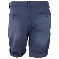 PANAME BROTHERS Bermuda en toile élastiqué Homme BLEU PETROLE Clearance