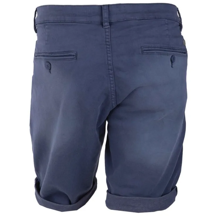 PANAME BROTHERS Bermuda en toile élastiqué Homme BLEU PETROLE Clearance