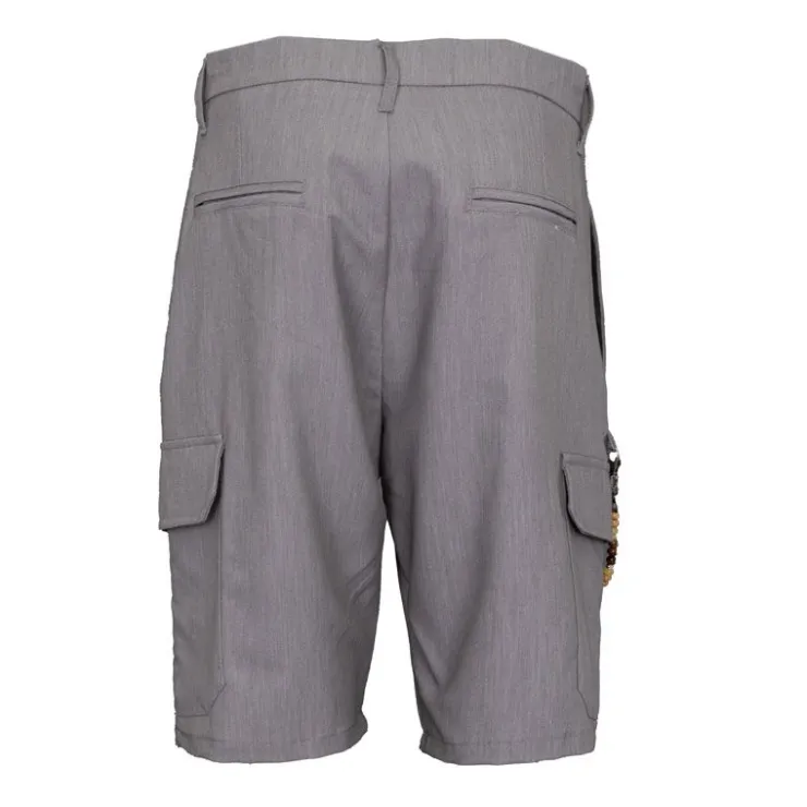 IMPERIAL Bermuda Grigio cargo avec chaine décorative Homme GRIS Hot