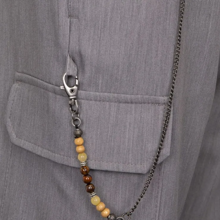 IMPERIAL Bermuda Grigio cargo avec chaine décorative Homme GRIS Hot