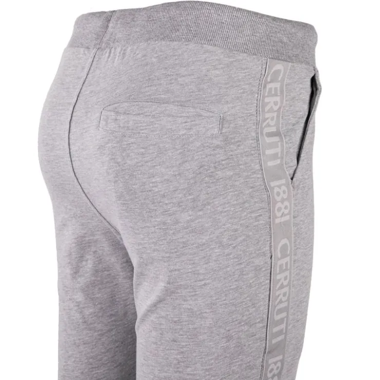 CERRUTI Bermuda honfleur en coton Homme GRIS CLAIR Sale