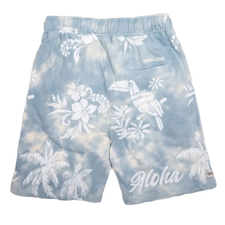 DEELUXE 74 Bermuda imprimé tropical Garçon Enfant BLEU CLAIR Outlet