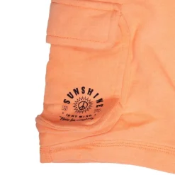 DEELUXE 74 Bermuda jogging corail Garçon Enfant ORANGE CLAIR Clearance