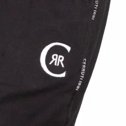 CERRUTI Bermuda jogging liseré avec logo coton perpignan Homme NOIR Sale