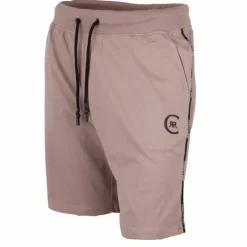 CERRUTI Bermuda jogging liseré noir avec logo coton perpignan Homme MARRON Clearance