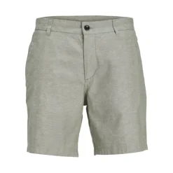 JACK & JONES Bermuda lin Palma blue tissu chiné Homme VERT CLAIR Sale