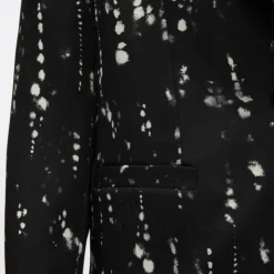 PLEASE Blazer imprimé col à revers Femme NOIR Clearance