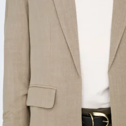 ONLY Blazer manches 3/4 col à revers avec poches Femme BEIGE Best