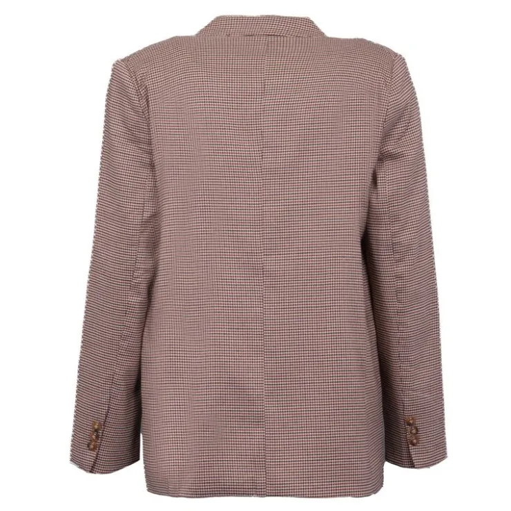 LA PETITE ETOILE Blazer pied de poule Victorya Femme BEIGE Clearance