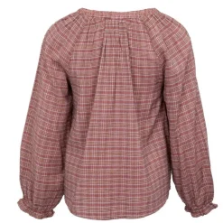 LA PETITE ETOILE Blouse à carreaux marjani col V Femme ROSE Online
