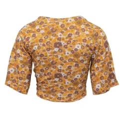ANTIK BATIK Blouse à nouer martina fleuri Femme ORANGE Hot