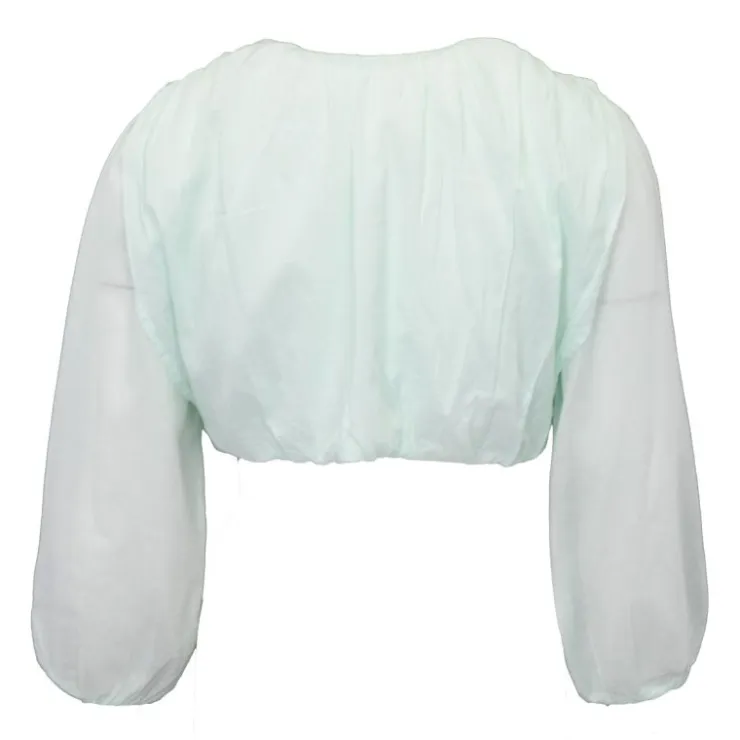 ANTIK BATIK Blouse crop manches longues hita vert d'eau Femme VERT CLAIR New