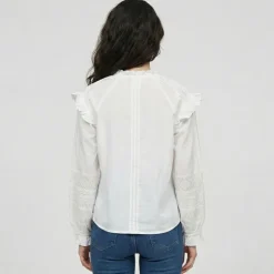LES TROPEZIENNES PAR M.BELARBI Blouse cuesta Femme BLANC