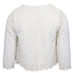 LA PETITE ETOILE Blouse fuchsia à dentelle Bleya Femme BLANC Best