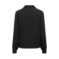 JDY Blouse légère Divya col V à revers Femme NOIR Clearance
