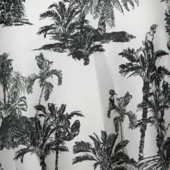 HOLLY AND JOEY Blouse orli imprimé palmier effet satiné Femme BLANC ECRU Outlet