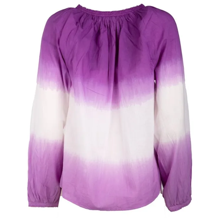 LA PETITE ETOILE Blouse tie and dye te en coton nicolira Femme VIOLET Best