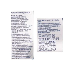 TOMMY HILFIGER Blouse transparente fond débardeur imprimé bleu Femme BLEU FONCE Clearance