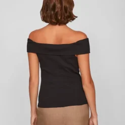 VILA Blouses kani black épaules dénudées Femme NOIR Hot