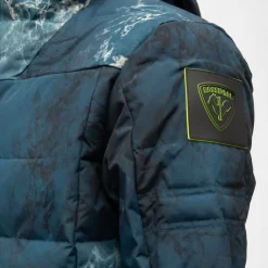 ROSSIGNOL Blouson de ski à motif imprimé avec capuche Homme BLEU FONCE Hot