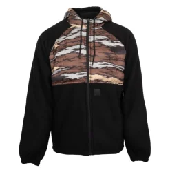 VOLCOM Blouson doublé à capuche avec imprimé Homme NOIR Online