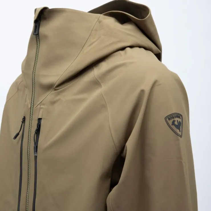ROSSIGNOL Blouson déperlant à capuche Homme KAKI Sale