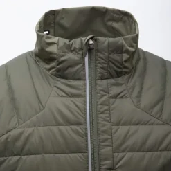 ROSSIGNOL Blouson matelassé col montant softshell col montant avec bandes réfléchissantes Homme KAKI Outlet