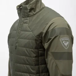 ROSSIGNOL Blouson matelassé col montant softshell col montant avec bandes réfléchissantes Homme KAKI Outlet