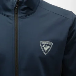 ROSSIGNOL Blouson softshell de sport léger col montant Homme BLEU FONCE New