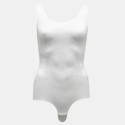 MINELLI Body élégance ultra confort imprimé animal victory Femme BLANC Clearance