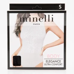 MINELLI Body élégance ultra confort imprimé animal victory Femme NOIR Best