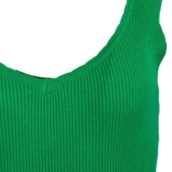 LA PETITE ETOILE Body winona à bretelles cotelé Femme VERT New