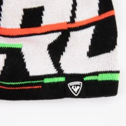 ROSSIGNOL Bonnet avec pompon avec imprimé Hero Bébé, Enfant NOIR Clearance