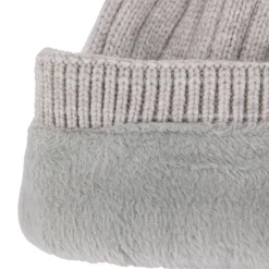 LEE COOPER Bonnet côtes anglaises maille Homme GRIS CLAIR Hot