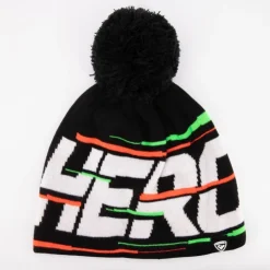 ROSSIGNOL Bonnet de ski avec pompon imprimé Hero Homme NOIR Discount