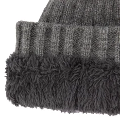 BILL TORNADE Bonnet effet côtes Mixte GRIS FONCE Hot