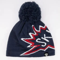 ROSSIGNOL Bonnet imprimé avec pompon Enfant BLEU FONCE Online